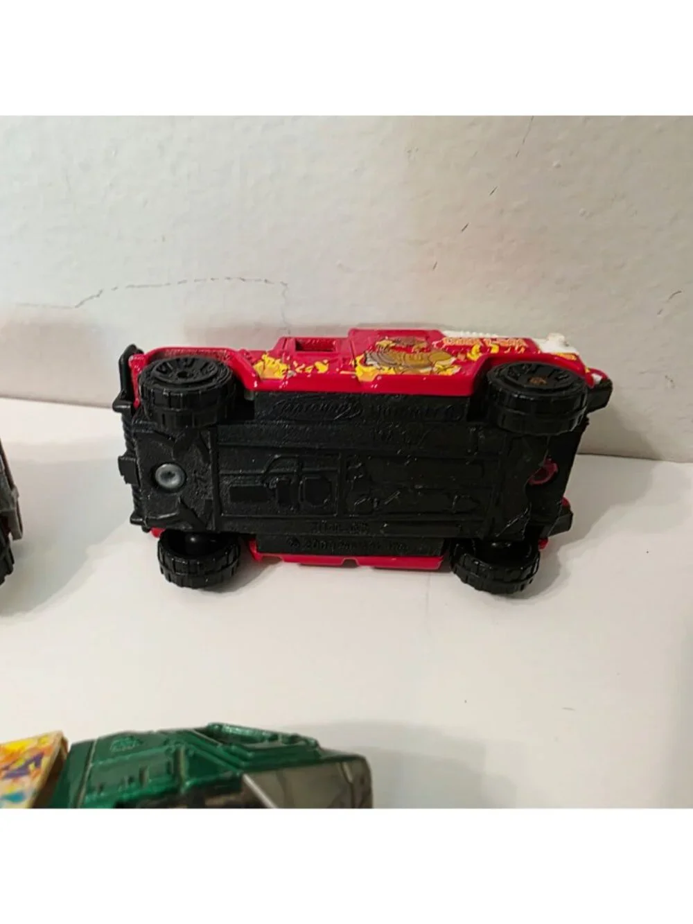 3 Vtg Matchbox Scooby-doo Die Cast Cars Hummer Armored Response 4x4 Trucks